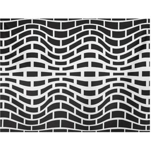 Zwart En Wit Tapijt Optic Illusion Vortex Muur Opknoping Decor Voor Slaapkamer Woonkamer Dorm