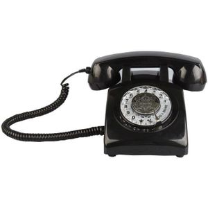 Snoer Zwarte Vaste Telefoons Voor Thuis Oude Stijl Antieke Telefoon Telefoon Met Muti-Functie Mini Telefoon Kantoor Accessoires