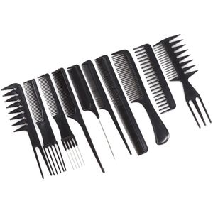 10 Stks/partij Anti Statische Borstel Voor Kinderen Kapsel Kam Set Reizen Borstels Kapper Borstel Hair Care Styling Gereedschap sets
