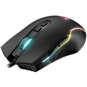 Onikuma CW905 Bedrade Muis 6400 Dpi Usb Gaming Muis 7-Knop Breathing Led Kleur Voor Desktop En Laptop gamers