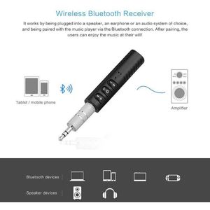 Muziek Adapter Bluetooth Auto AUX Mini Bluetooth Audio Receiver Bluetooth Zender Handsfree Bluetooth Car Kit