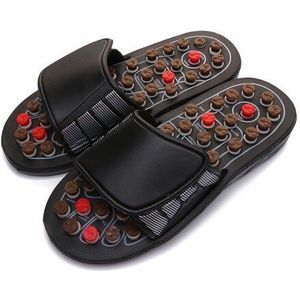 Acupunt Massage Slippers Voor Vrouwen Sandalen Voeten Chinese Acupressuur Therapie Medische Roterende Voet Massager Schoenen Unisex