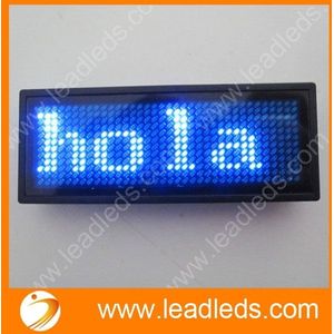 Blauw 11x33 pixels scrollen led bericht badge naam tag kaart