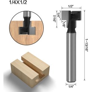3 Stks/set Houtbewerking Frees Keyhole Cutter Houten Frame Muur T-Vorm Gat Cutter Scythe Carving Cutter Tool