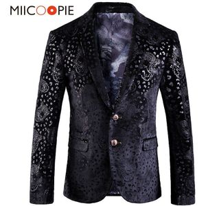 Blazers Mannen Pakken Luxe Steampunk Tiger Gedrukt Casual Jurk Jasje Jas Plus Size Mannelijke Business Jaqueta Masculina