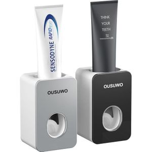 Automatische Tandpasta Dispenser Stofdicht Tandenborstelhouder Wall Mount Stand Badkamer Accessoires Set Tandpasta Squeezers