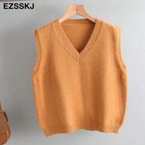 Basic Dikke Crop Trui Vest Trui Vrouwen Lente Herfst Casual Mouwloze Trui Vrouwelijke Chic Wol Trui Truien Top