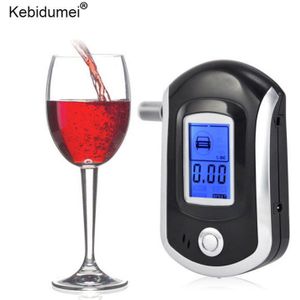 Kebidumei Mini Alcohol Tester Blaastest Digitale Lcd Alcohol Diagnostic Tool AT6000 Professionele Adem Alcohol Tester