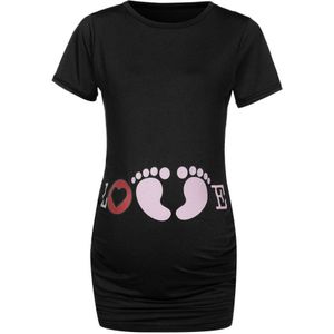 Vrouwen Moederschap Blouse Verpleegkundige Zwangere Tops Korte SleeveMother Print T-Shirt Zwangerschap Shirts Ropa Moeder De Moda