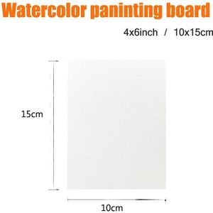 Draw Panel 10X15Cm Aquarel Schilderen Board 3Pc Canvas Panel Voor Speciale Aquarel Papier Kunst Levert