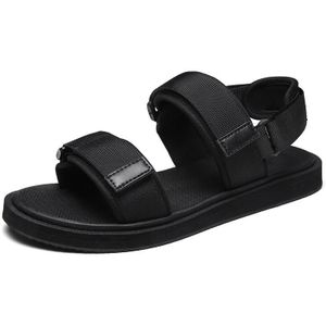 Sandalen Mannen Luxe Zwarte Mannen Casual Sandalen Licht Gewicht Mannen Outdoor Sandalen Mode Zomer Strand Activiteiten Casual Footwear