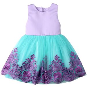 1-5 T Meisjes Jurk Kinderen Jurken Kant Kid Baby Meisje Prinses Pageant Bruidsmeisje Formele Prom Tutu Jurk baby Meisje Kleding