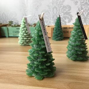 Grote DIY 3D Kerstboom Decoratie Siliconen Kaars Mal Vorm Handgemaakte Hars Klei Ambachten Mallen Decoratie Gereedschappen Leverancier