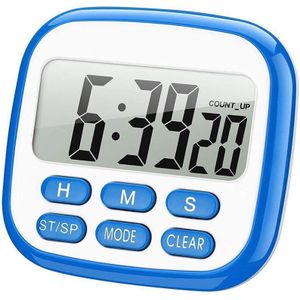 Count Down Gereedschap Timing Lcd Luid Geluid Stopwatch Keuken Koken Timer Digitale Klok Alarm