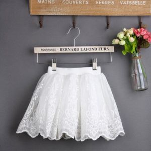 Wit Kant Bloem Meisjes Rok Zomer Boutique Kids Rokken Voor 2 3 4 5 6 7 8 9 10 Jaar Tieners Kinderen Prinses Kleding