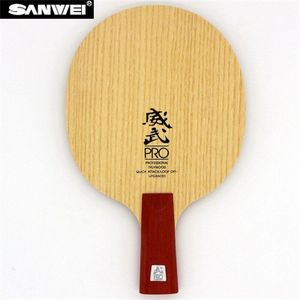 SANWEI V5 PRO Table tennis blade 7 plywood quicky attack+ loop OFF+ ping pong racket bat paddle tenis de mesa