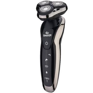 4D Elektrische Scheermes Scheerapparaat Baard Neus Trimmer Trimeer Machine Voor Scheren Machine Voor Mannen Barbeador Oplaadbare Nat Droog Waterdicht