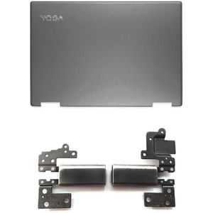 Top Cover Voor Lenovo Yoga 720-15 720-15IKB Lcd Back Cover/Palmrest/Bottom Case/Scharnieren grijs