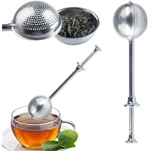 Roestvrij Staal Theepot Theezeefje Bal Vorm Mesh Thee-ei Filter Herbruikbare Theezakje Spice Thee Tool Accessoires