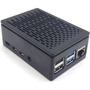 Voor Raspberry Pi 4 Case Shell Box Behuizing Installeerbare Cool Fan Aluminium Heatsink Behuizing Voor Raspberry Pi 4B