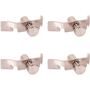 4pcs String Adjusters Erhu Fine Tuners Erhu Adjustment Tools Erhu Parts (Silver)