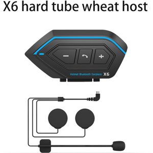 Stem Assistent Helm Headset 1500Mah Watorproof Bluetooth 5.0 Handsfree Motorhelm Headset Klittenband Clip 2 Installeren Manier