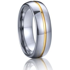 Klassieke Heren En Dames Wedding Band Tungsten Carbide Ringen Goud Zilver Kleur Anniversary Finger Ring