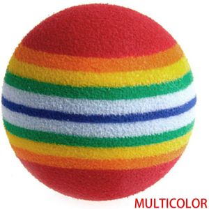 5 Stuks Van 38Mm Eva Indoor Regenboog Praktijk Ballen Schuim Zachte Training Bal Swing Golfs Club Beginner Praktijk Extra ballen