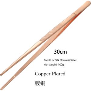 Garnettang Pincettang met gekartelde punten, comfortabel geribbeld handvat Verkoperd/verguld-20cm/25cm/30cm