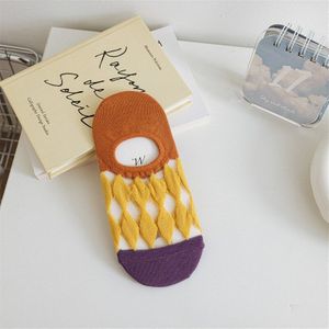 2022 Zomer Vrouw Sokken Slippers Anti-Slip Siliconen Onzichtbare No Show Sokken Vrouwen Ultra-Dunne Transparante Kristal zijden Sokken