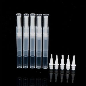 5Pcs 3Ml Lege Nail Olie Pen Met Borstel Vloeibare Foundation Multipurpose Hervulbare Flessen Draagbare Schoonheid Cosmetische Tool
