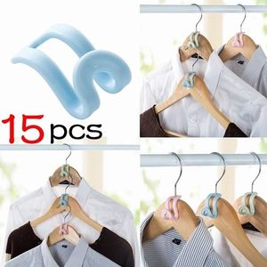 15Pcs Mini Massaal Kleerhanger Thuis Haak Closet Organizer