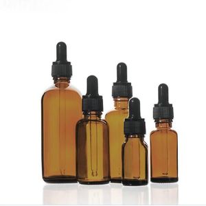 10 pcs 30 ml Glas Amber Flessen Lege Etherische Olie Dropper Eye Aromatherapie Laboratorium Fles Lab Briefpapier