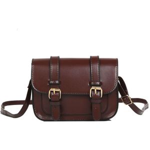 Stijl Winter Vintage Flap Lock Classic Vrouwen Tassen Casual Lederen Schoudertassen Clutch Crossbody Tas Handtas Messenger