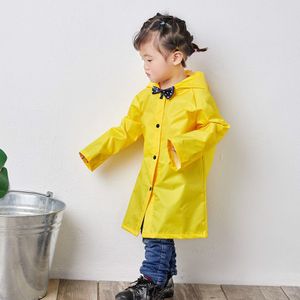 Kinderen Regenjas Jongens Regenkleding Mode Meisjes Regen Poncho Kids Leuke Vlinderdas