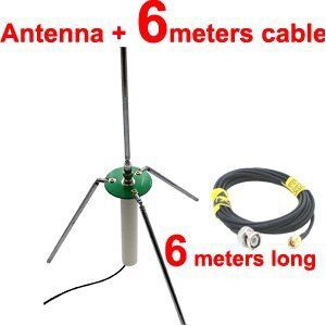Draagbare comet GP 3 antenne 1/4 "golf FM antenne voor zender & ontvanger met telescopische antenne 68-350 MHz BNC plug FOXWEY