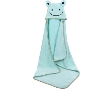 Baby Poncho Badhanddoek Fluwelen 90X90cm Fleece Kap Baby Handdoek Deken Pasgeboren Hooded Handdoek Baby Baby Spa