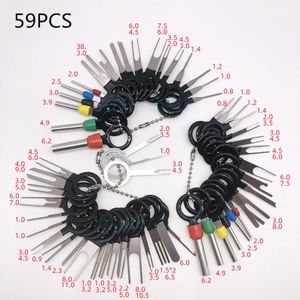 26/36/41/59Pcs Auto Terminal Verwijderen Kit Bedrading Crimp Connector Pin Extractor Puller Terminal Reparatie plaatwerk Stylus Gereedschap