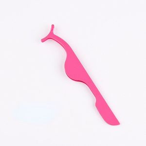 1 Pcs Wimpers Pincet Kleur Wimperkruller Makeup Tools Rvs Goud Schoonheid Make Wimper Extension Pincet Auxiliary