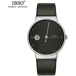Ibso Ultra-Dunne Quartz Horloge Mannen Mode Een Pointer Creatieve Heren Horloges Relojes Para Hombre Relogio Masculino