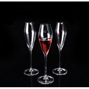 Creatieve Europese stijl Goblet Geen bellen Champagne Glas loodvrij Kristal Wijnglas Transparant Diamond Hand Glas