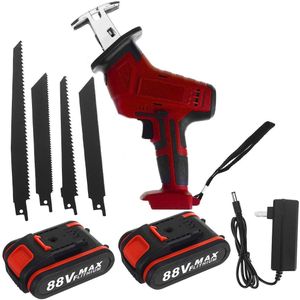 88V Accu Reciprozaag Hout/Metal Cutting Saw Sabel Zag Draagbare Elektrische Zaag Oplaadbare Lithium Batterij Power Tool
