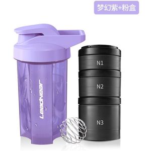 Aiboduo - Shake Beker - Sport Drink Water Shaker Fles - Plastic