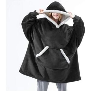 Sherpa Oversized Hoodies Vrouwen Wearable Deken Hoodie Fleece Tv Deken Sweatshirt Met Zakken En Mouwen Voor Mannen En Vrouwen