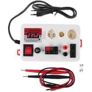 Led Lamp Licht Voltage Power Quick Fast Tester Voor E27 B22 E14 Lamp Licht Test Box Met Geluid alarm Eu Plug