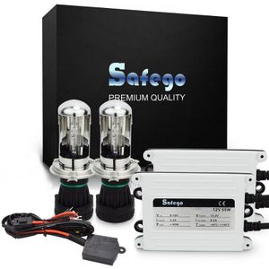 Safego AC 12v H4-3 bi xenon HID H4 6000K 55W kit bixenon 55W HID H13 9004 9007 4300K 5000K 8000K Hi Lo bi xenon 55W H4