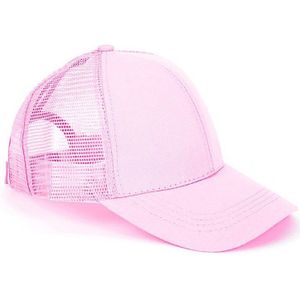 Kids Paardenstaart Mesh Hoed Outdoor Sport Baseball Cap Running Camping Wandelen Zonnehoed Kind Rommelig Bundel Paardenstaart Cap