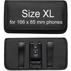 Taille Telefoon Tas Voor Samsung Galaxy A41 A31 A11 A10E A01 M11 M20 M30S M31 Xcover Pro Case Nylon Robuuste belt Pouch Holster Cover