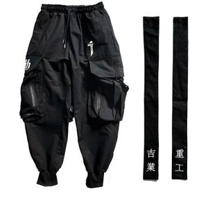 Borduurwerk Zakken Cargo Broek Mannen/Vrouwen Hip Hop Mannelijke Broek Heren Joggers Casual Streetwear Broek