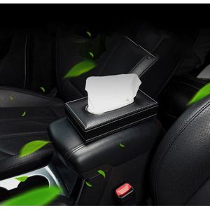 Tissue Box Houder Voor Auto Tissue Lederen Armsteun Tissue Doos Auto Papieren Handdoek Auto Servet Houder Auto Tissue houder